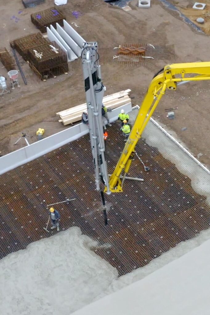 Opnames van de bedrijfsfilm over het bouwproject van Merle Vastgoed.